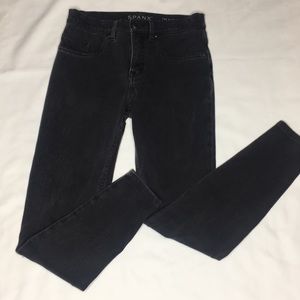 SPANX Slim-X Super Skinny Black Jeans Size 28